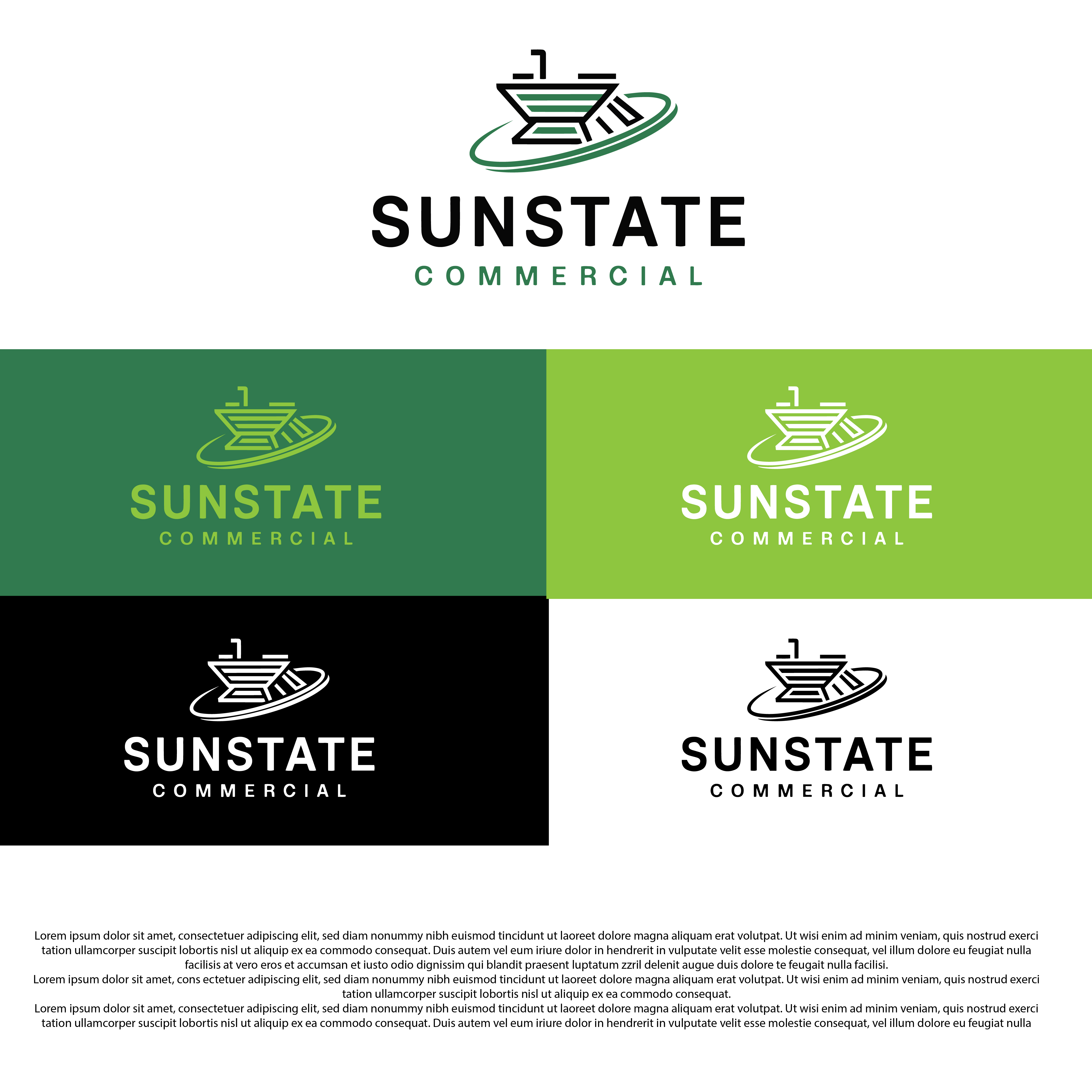 Logo Design by Shariqology for Sunstate Commercial | Design #36421684
