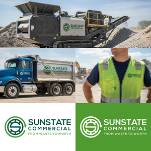Logo Design by Dalang Design for Sunstate Commercial | Design: #36423478