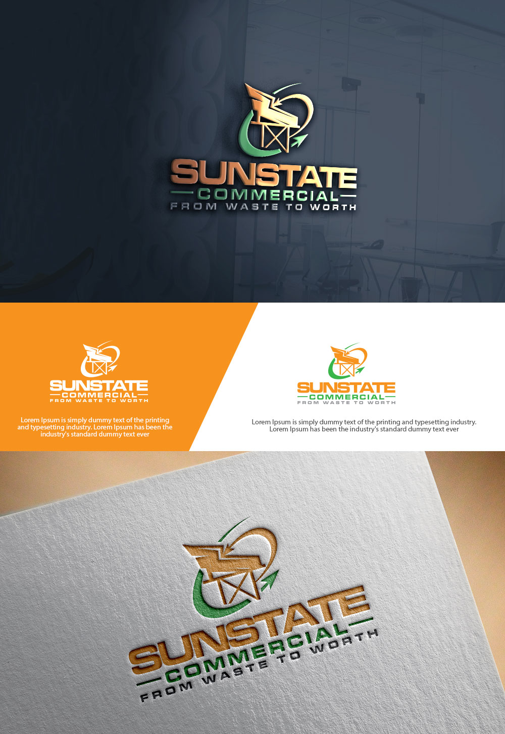 Logo Design by sulemani  creation for Sunstate Commercial | Design #36428908