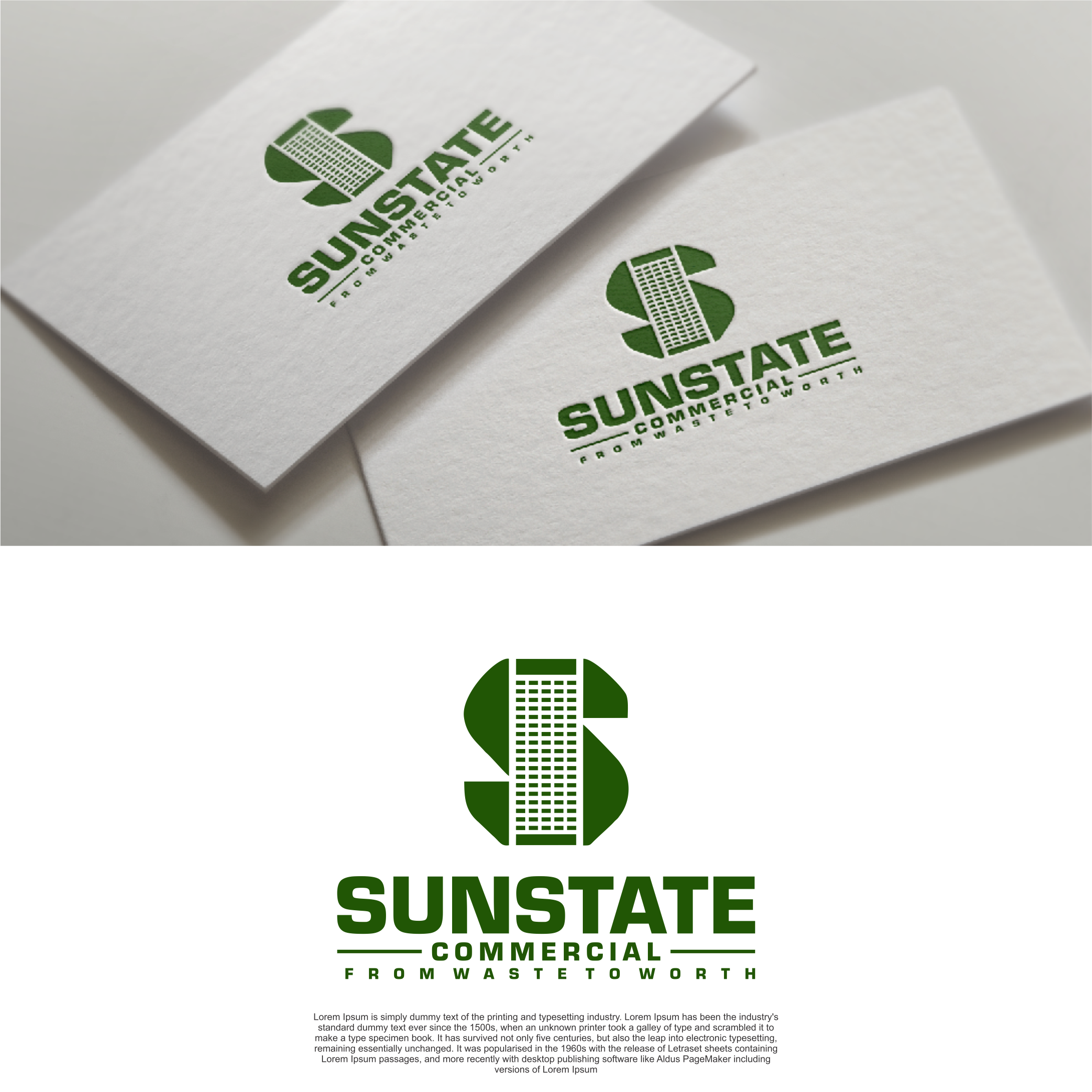 Logo Design by diego costa for Sunstate Commercial | Design #36425714