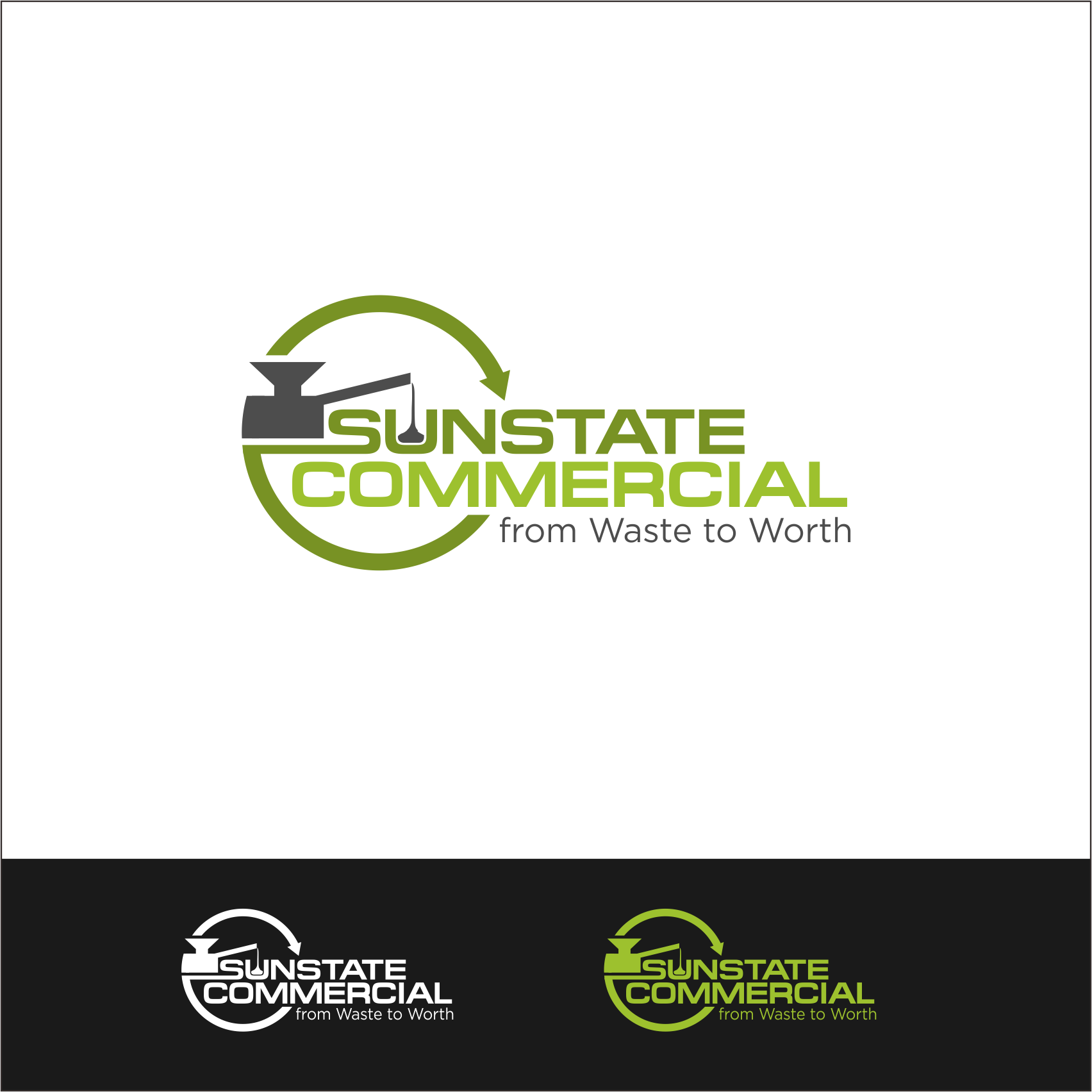 Logo Design by Arham Hidayat for Sunstate Commercial | Design #36443698