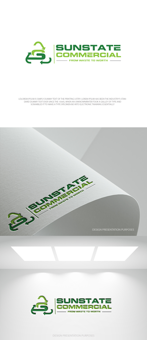 Logo Design by zebronicgraphic for Sunstate Commercial | Design: #36423388