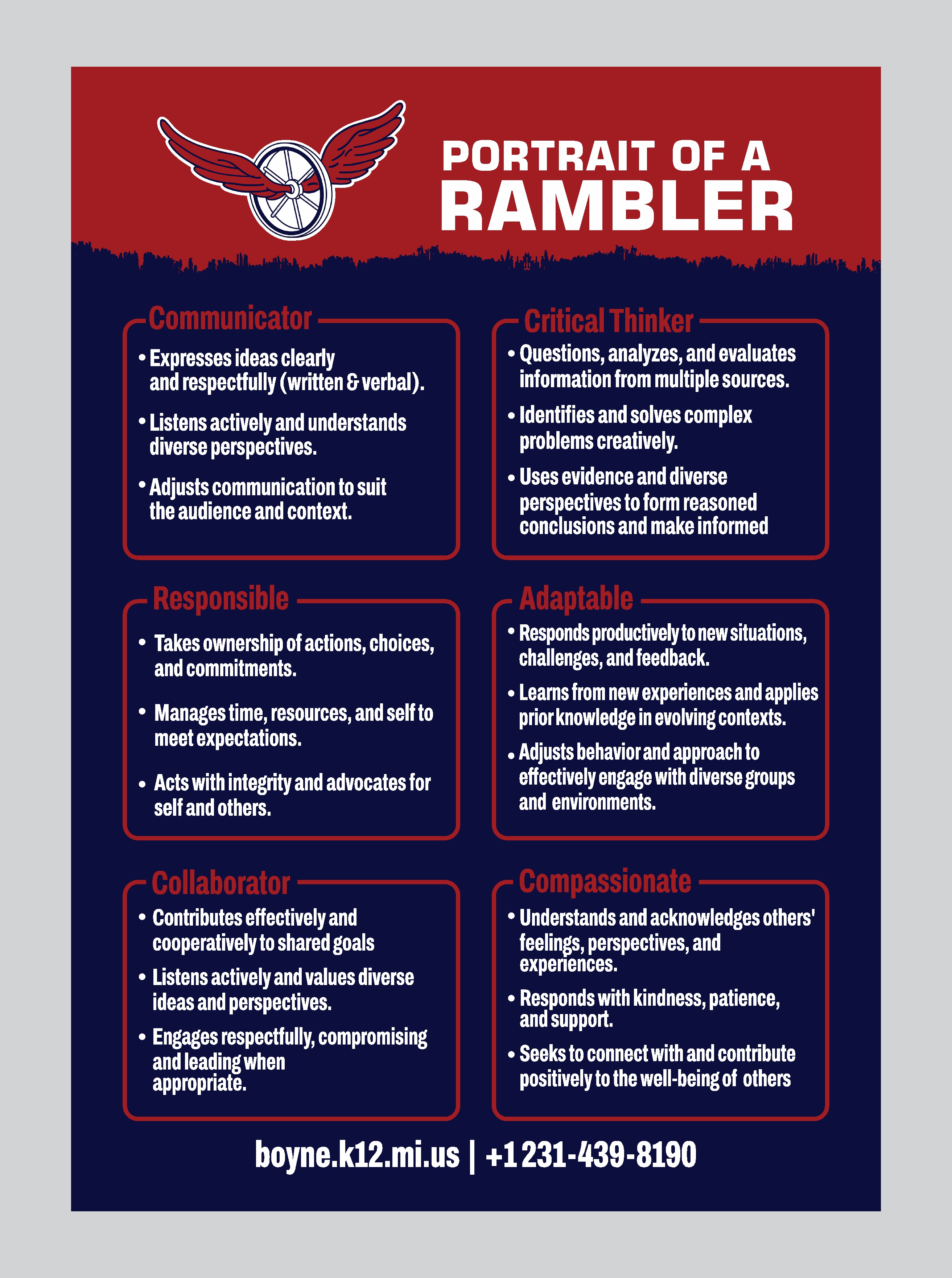 Flyer Design by Mozez32 for Boyne City Public Schools | Design #36422765