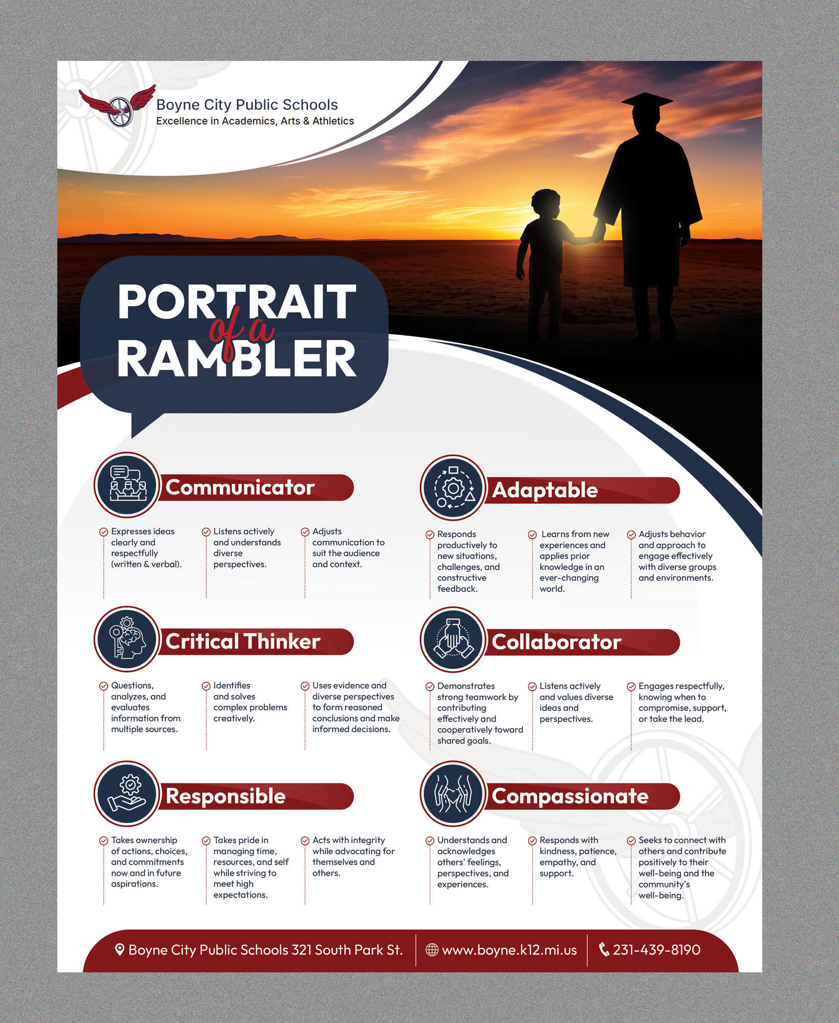 Flyer Design by Stan$oul for Boyne City Public Schools | Design #36447531