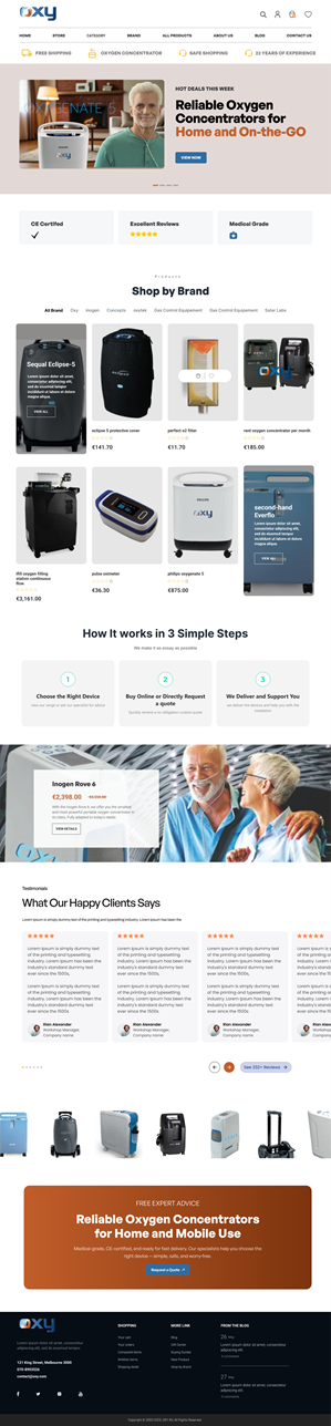 Web Design by AAA Studio for OCS International | Design #36454496