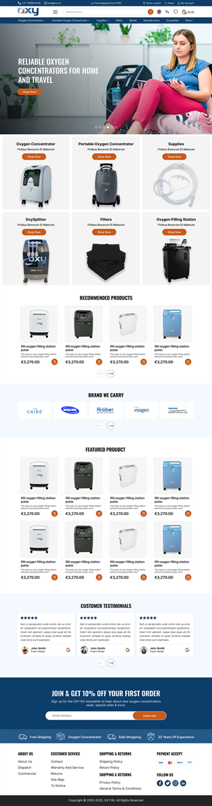 Web Design by Titan Eagle for OCS International | Design: #36430195
