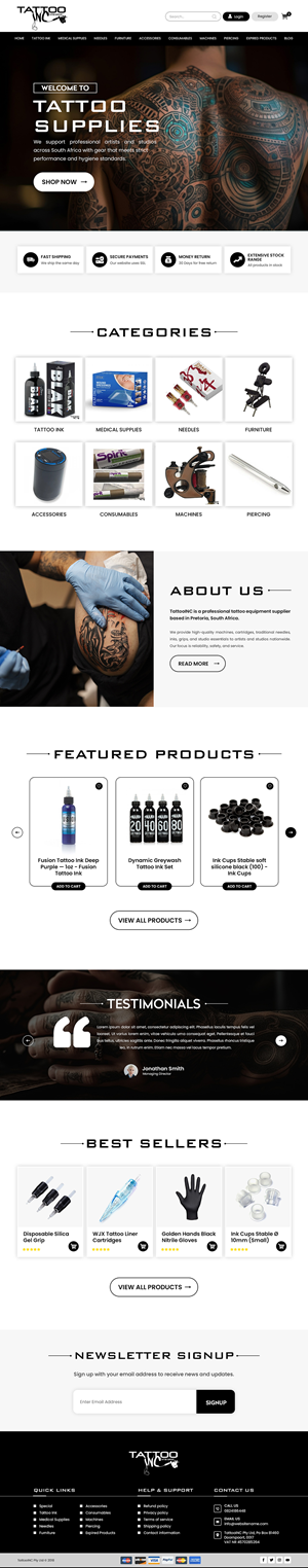 Web Design by Creations Box 2015 for OCS International | Design: #36463300