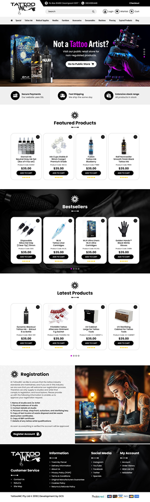 Web Design by SAI DESIGNS for OCS International | Design: #36453561