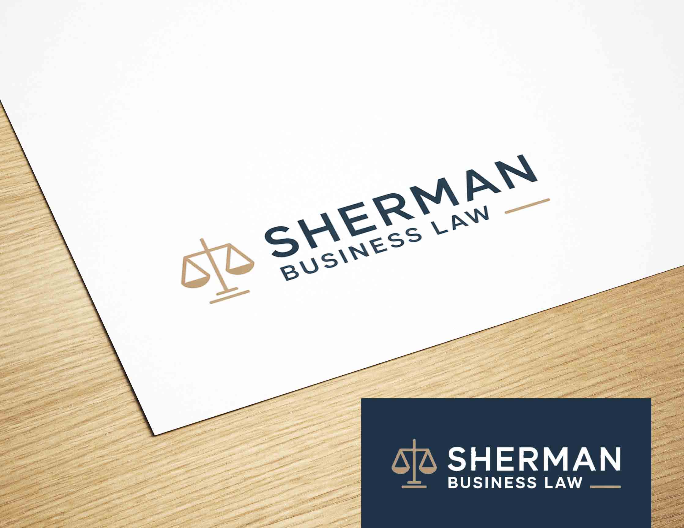 Logo-Design von nikkiblue für Sherman Business Law | Design #36467004