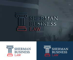 Logo-Design von m@h!r für Sherman Business Law | Design: #36443375