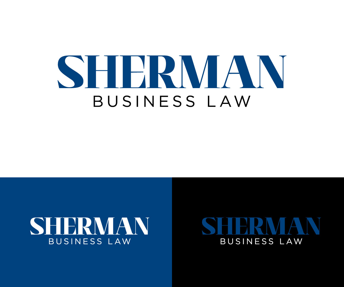 Logo-Design von Kavth für Sherman Business Law | Design #36462083