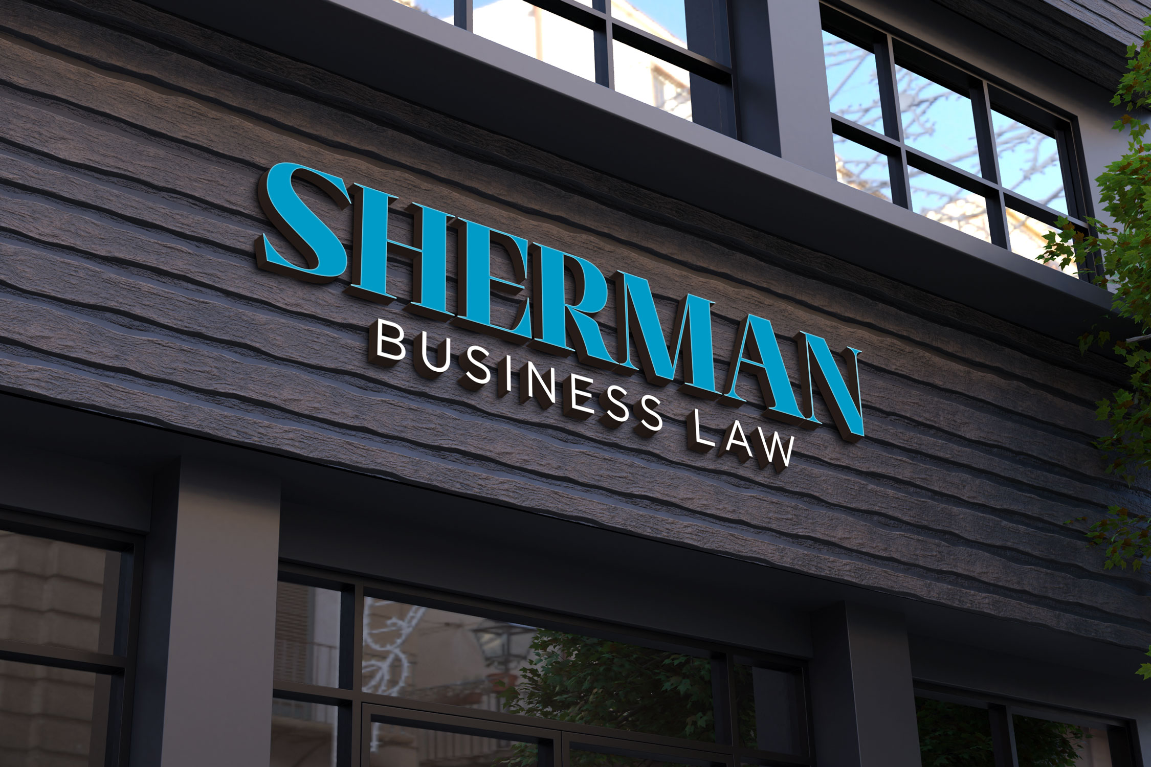 Logo-Design von Kavth für Sherman Business Law | Design #36464811