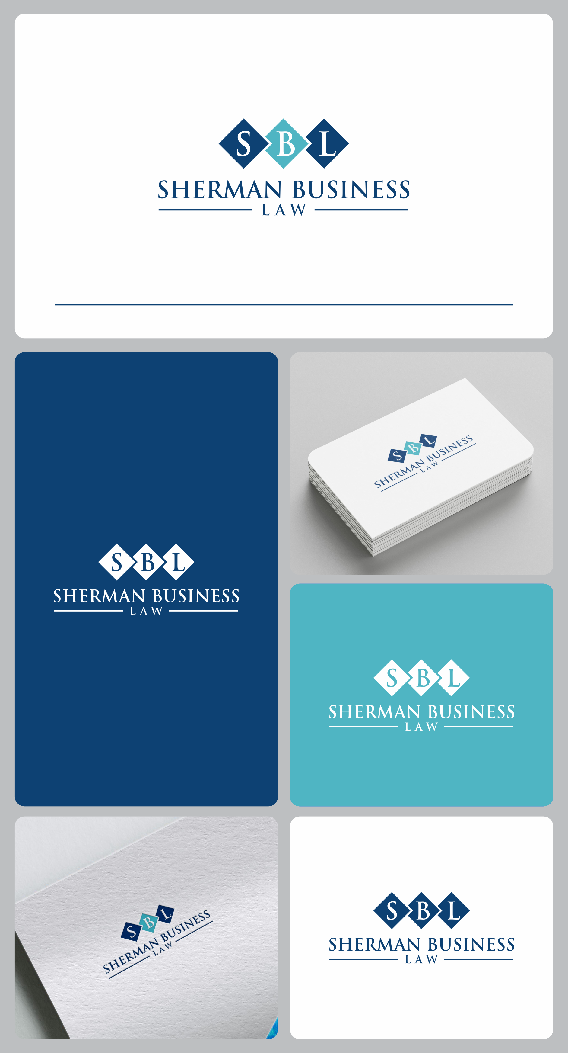 Logo Design by melzh for Sherman Business Law | Design #36460398