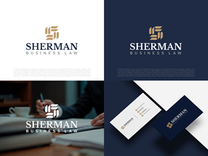 Logo Design by COLOUR CREATIVE for Sherman Business Law | Design: #36463752