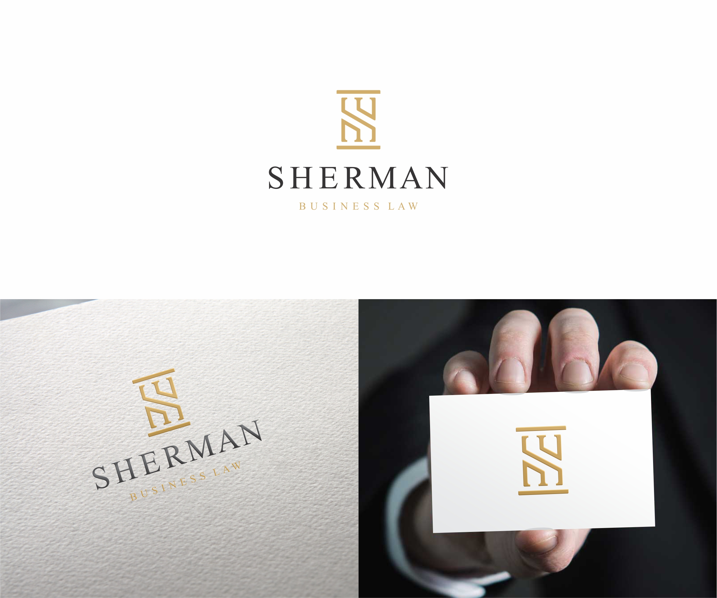 Logo Design by B A T S for Sherman Business Law | Design #36457633