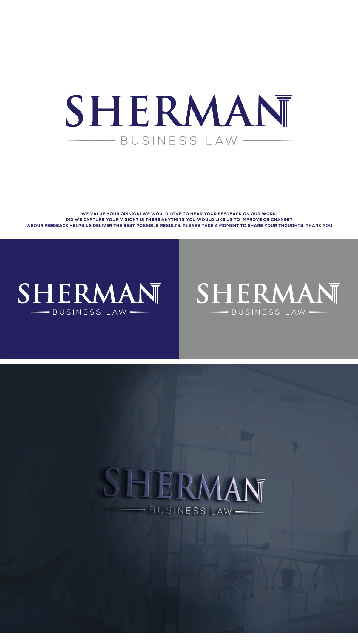 Logo-Design von Logo Care. für Sherman Business Law | Design #36452398