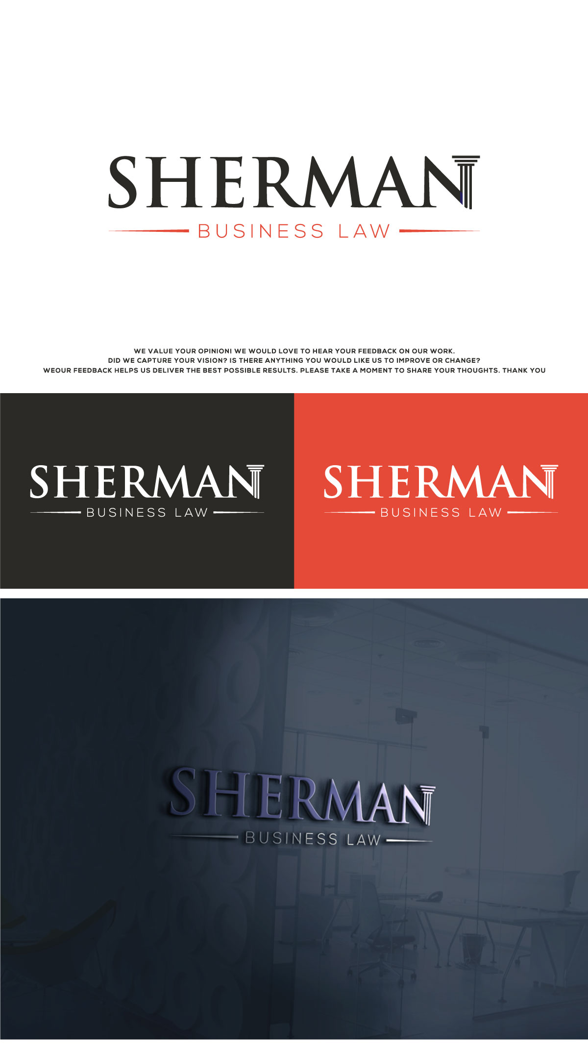 Design de Logo par Logo Care. pour Sherman Business Law | Design #36452399