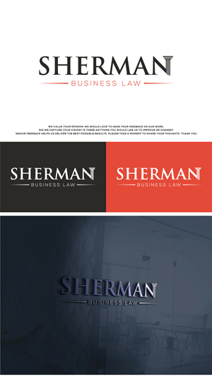 Logo-Design von Logo Care. für Sherman Business Law | Design: #36452399