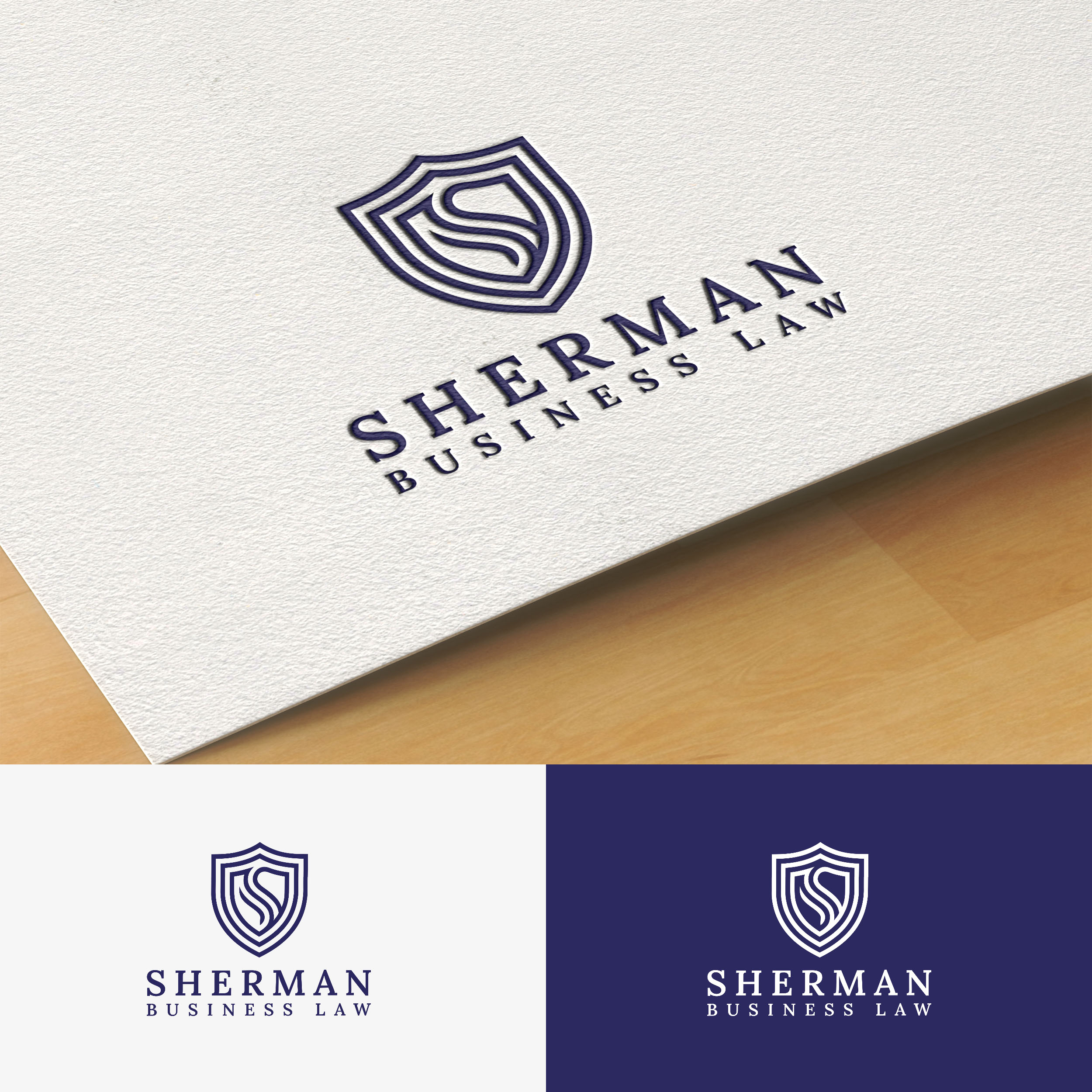 Logo Design by -ACE- for Sherman Business Law | Design #36436219