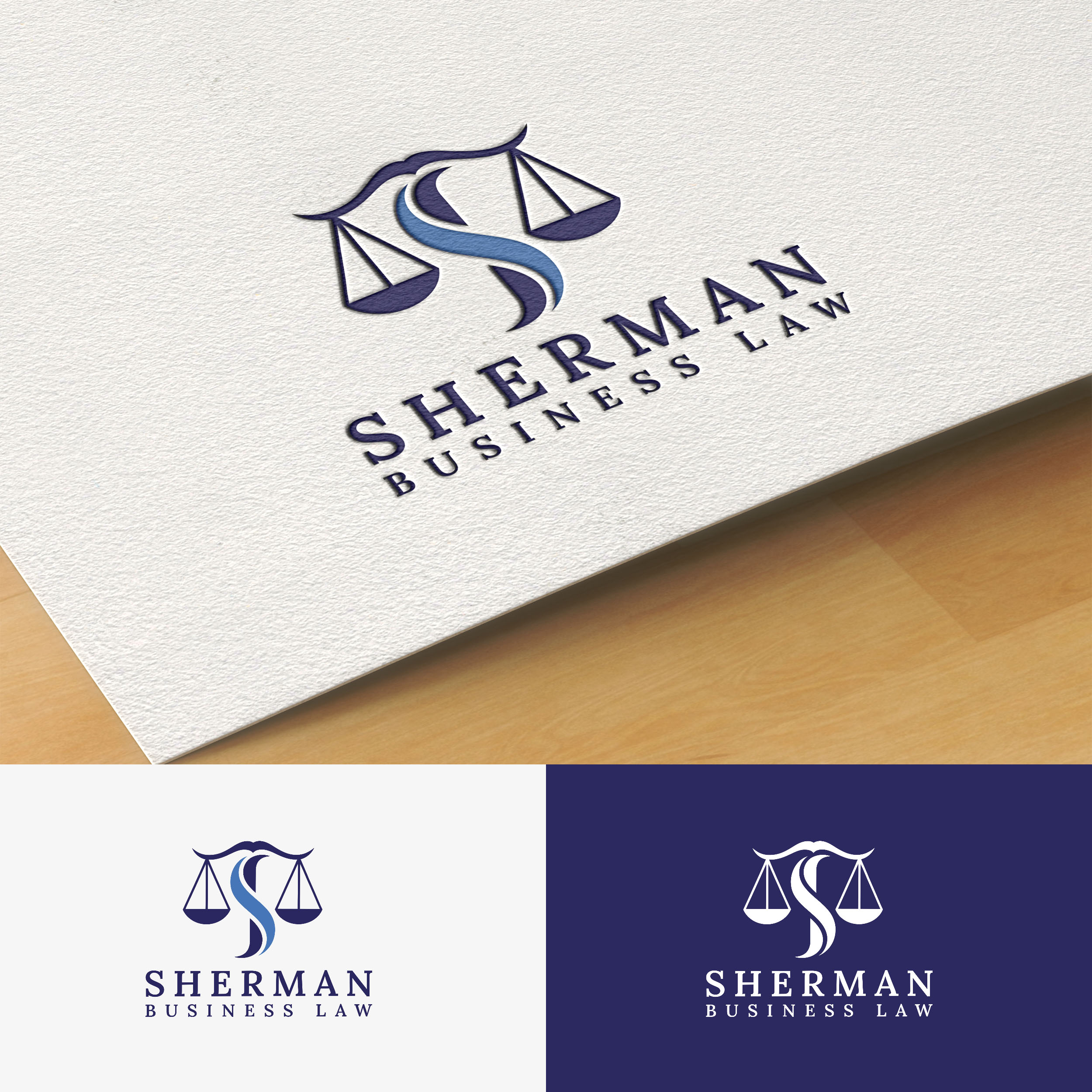 Logo Design by -ACE- for Sherman Business Law | Design #36436220