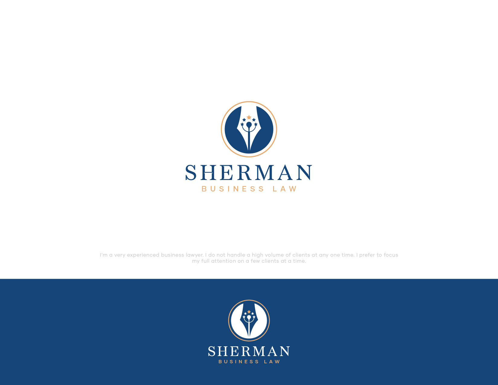 Logo Design by JuniorDesigns for Sherman Business Law | Design #36431268