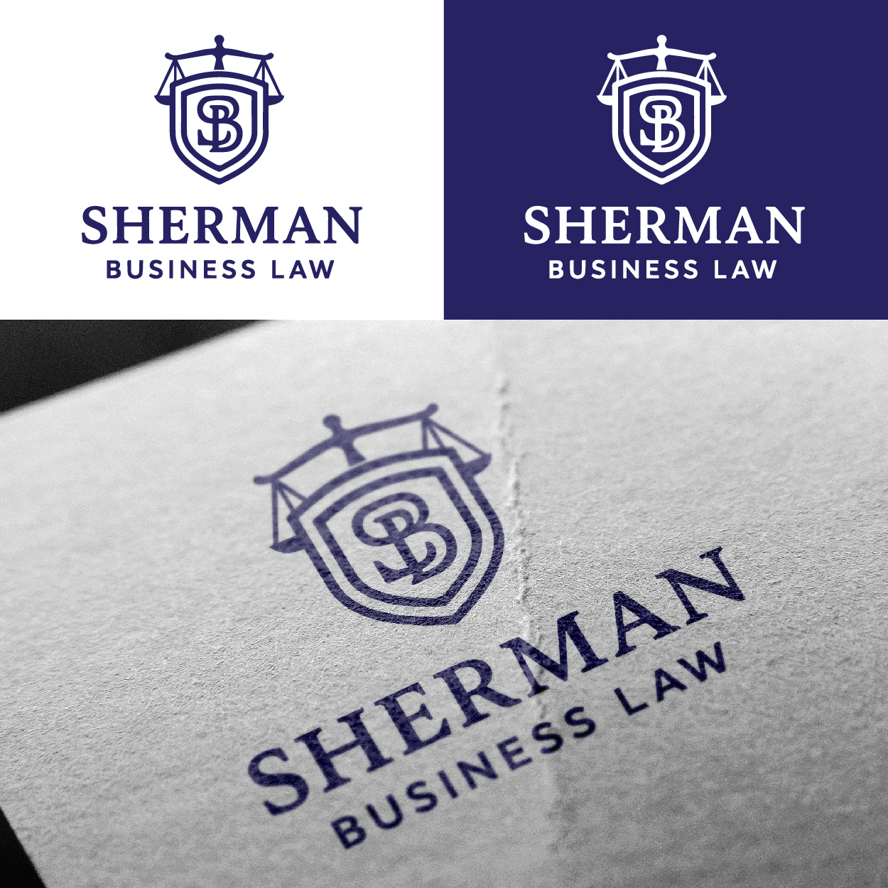 Logo Design by ahmeddesigner123 for Sherman Business Law | Design #36434390