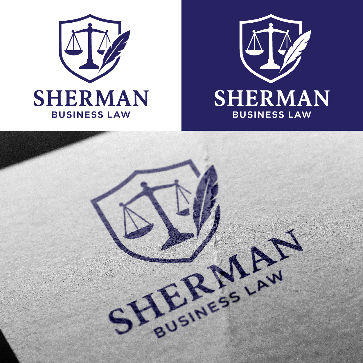 Logo Design by ahmeddesigner123 for Sherman Business Law | Design #36434415