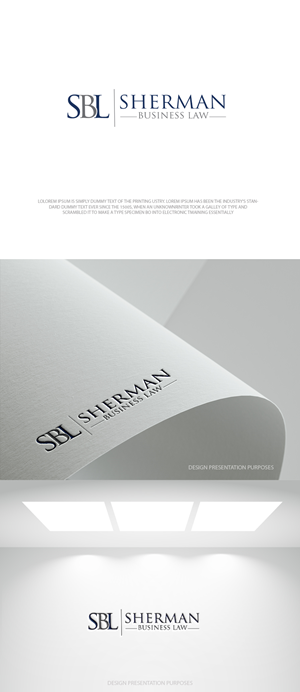 Logo Design by zebronicgraphic for Sherman Business Law | Design: #36434996