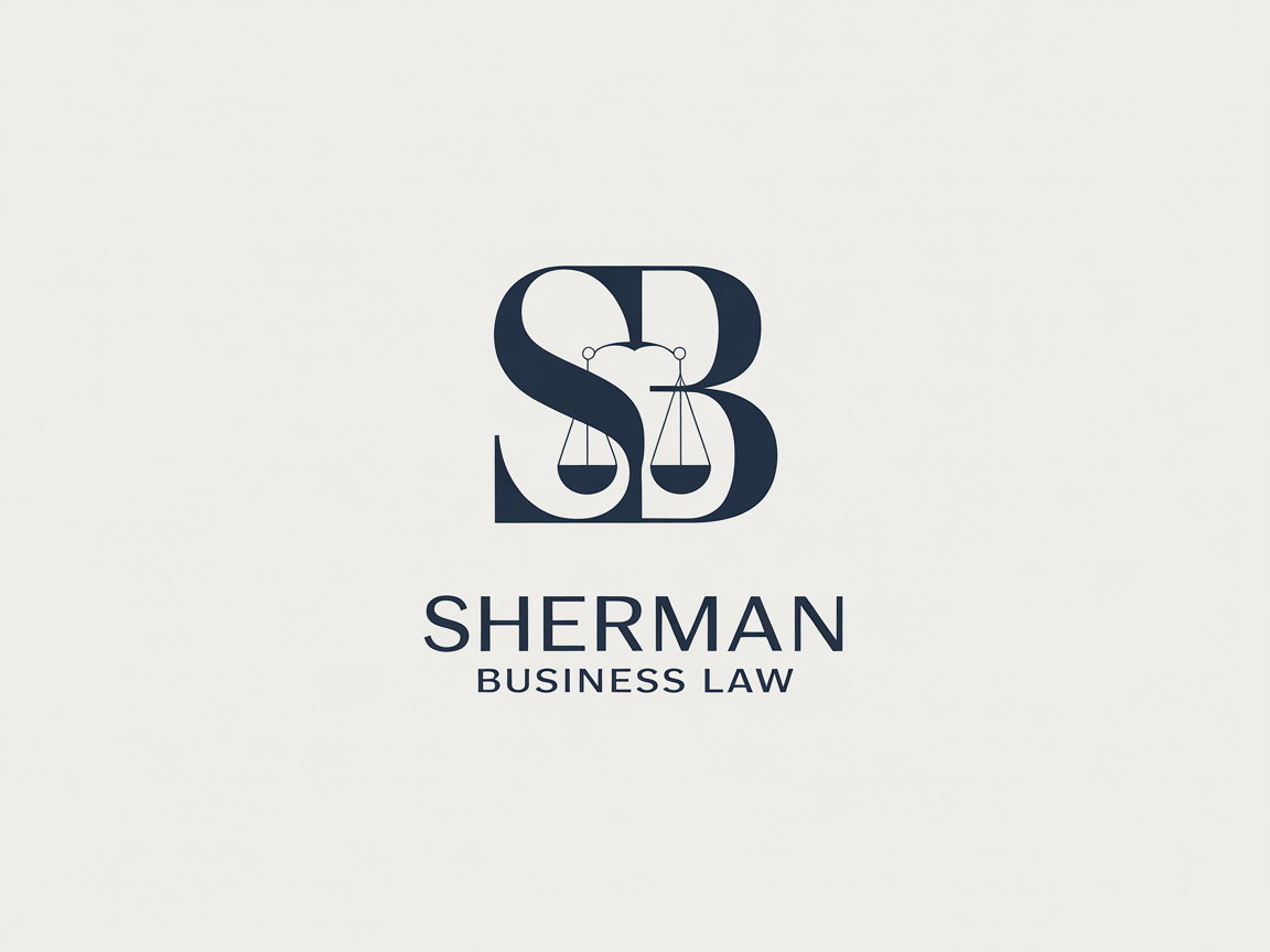 Logo Design by Minang Art_Studio for Sherman Business Law | Design #36471694