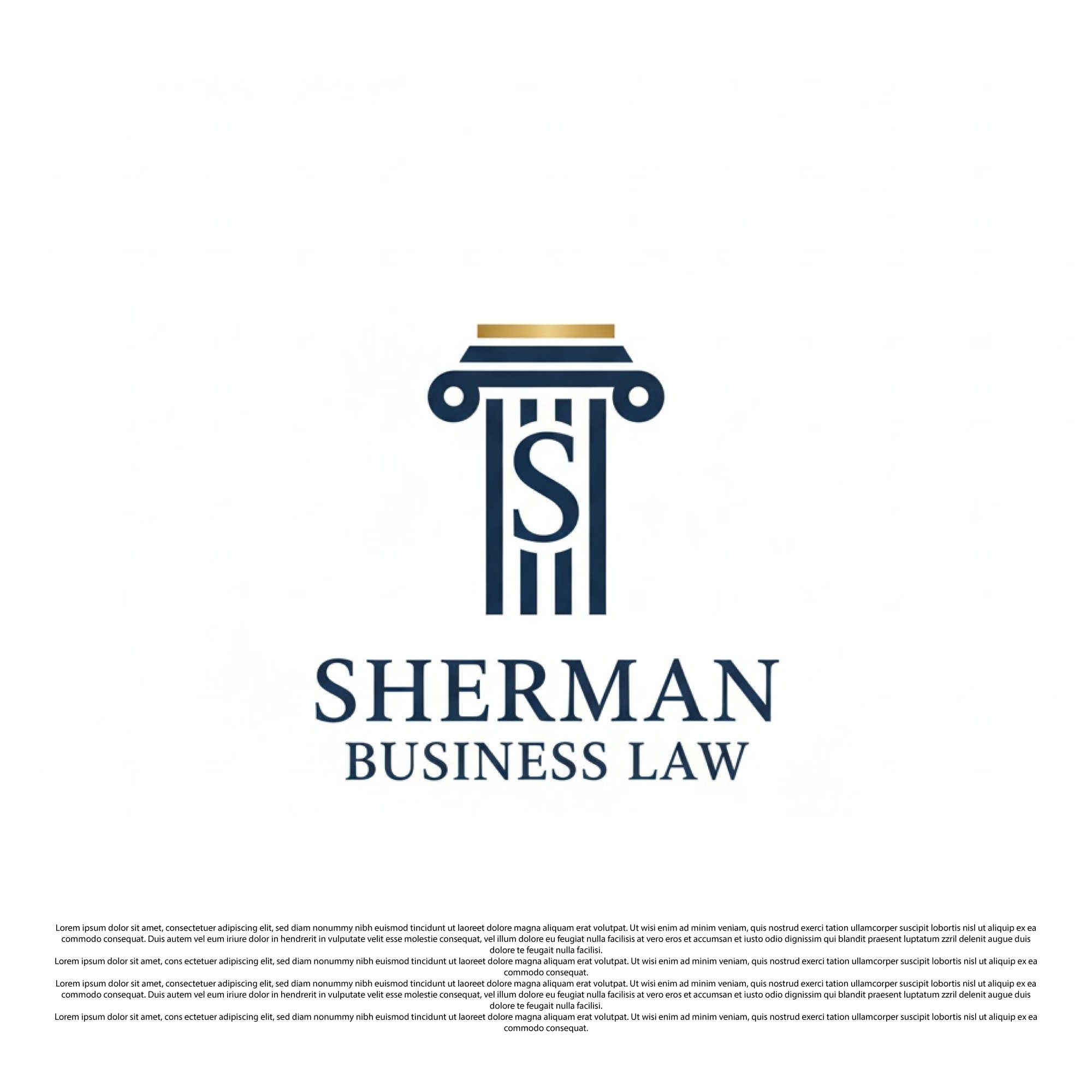 Diseño de Logo por Amaira,s Creation para Sherman Business Law | Diseño #36443632