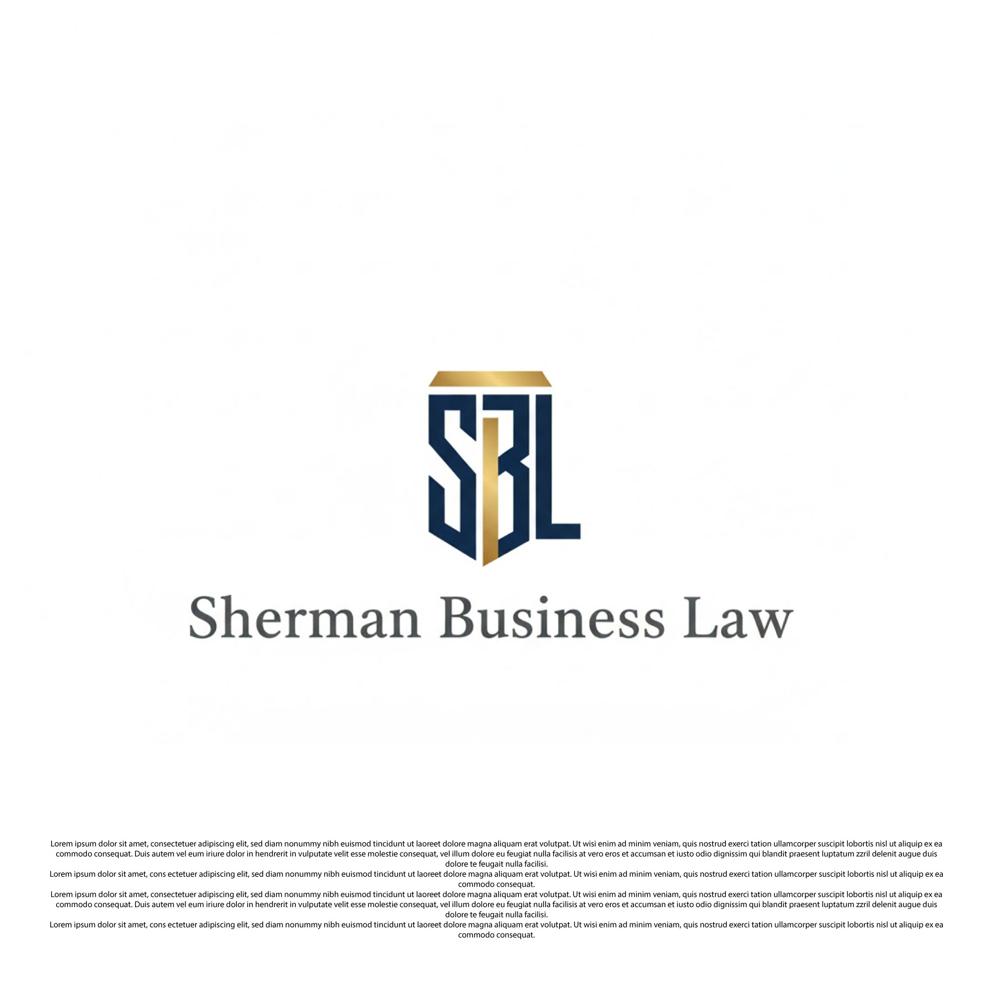 Logo Design by Amaira,s Creation for Sherman Business Law | Design #36443633