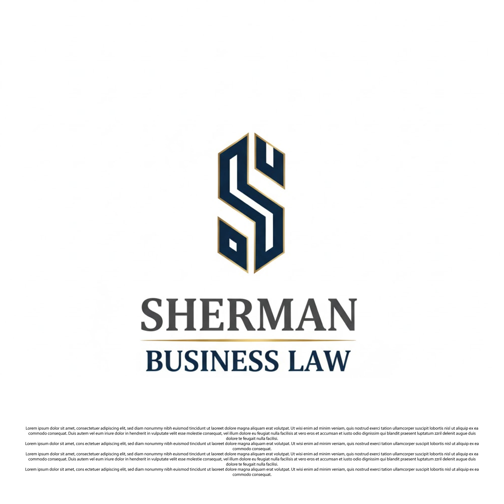 Logo Design by Amaira,s Creation for Sherman Business Law | Design #36443634