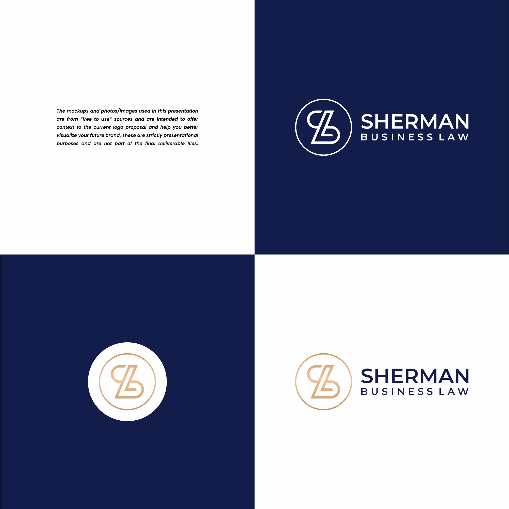 Diseño de Logo por sonimaulana.dc para Sherman Business Law | Diseño #36431532