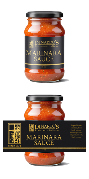 Diseño de Etiqueta por Sergio Coelho para di nardos restaurant | Diseño: #36431289