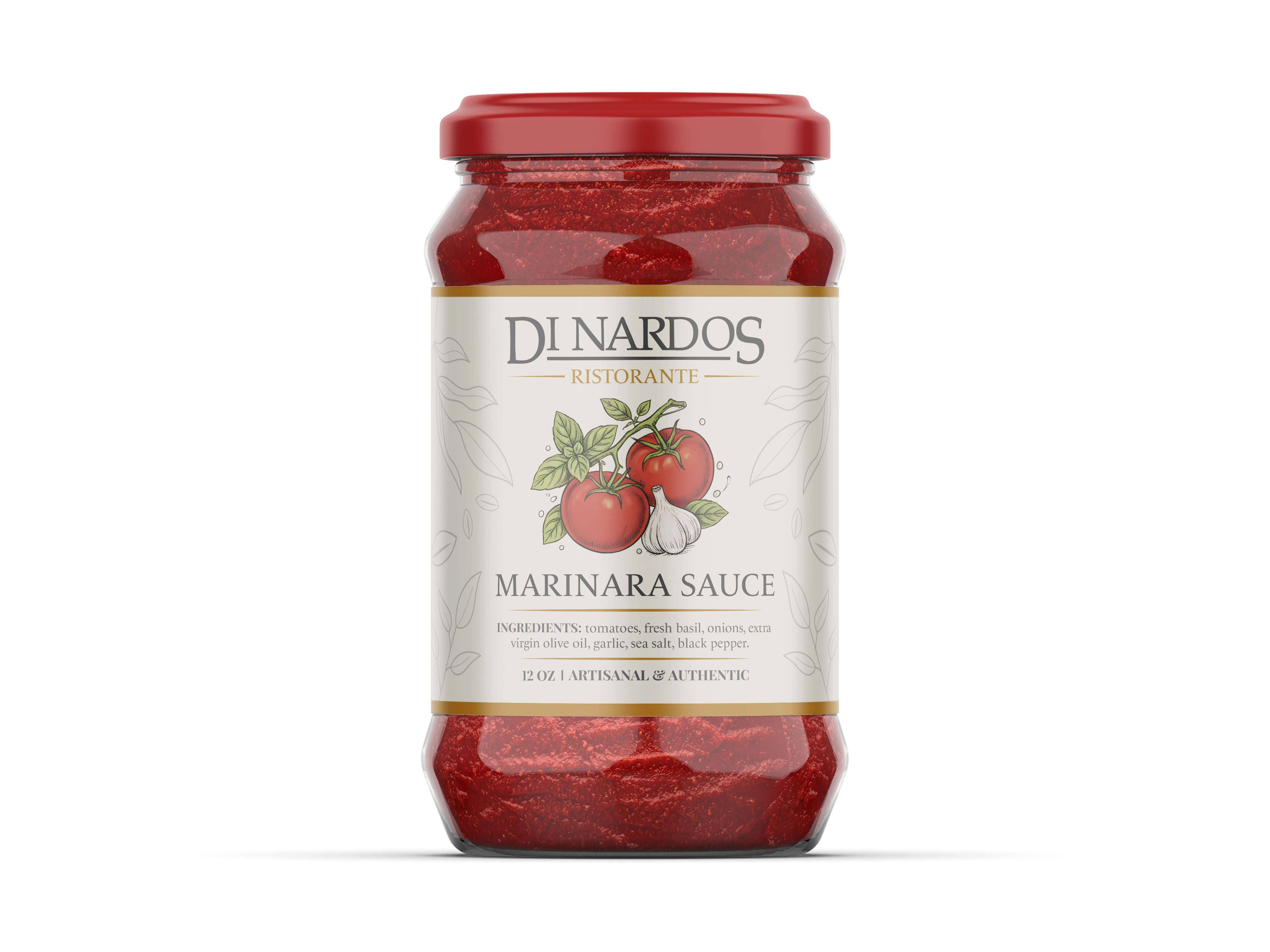 Diseño de Etiqueta por Creative Studio X para di nardos restaurant | Diseño #36438365