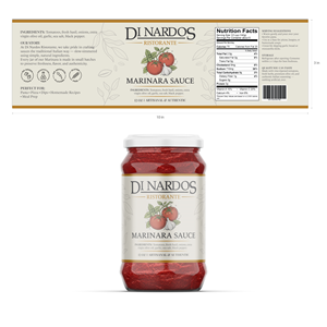 Diseño de Etiqueta por Creative Studio X para di nardos restaurant | Diseño: #36450553