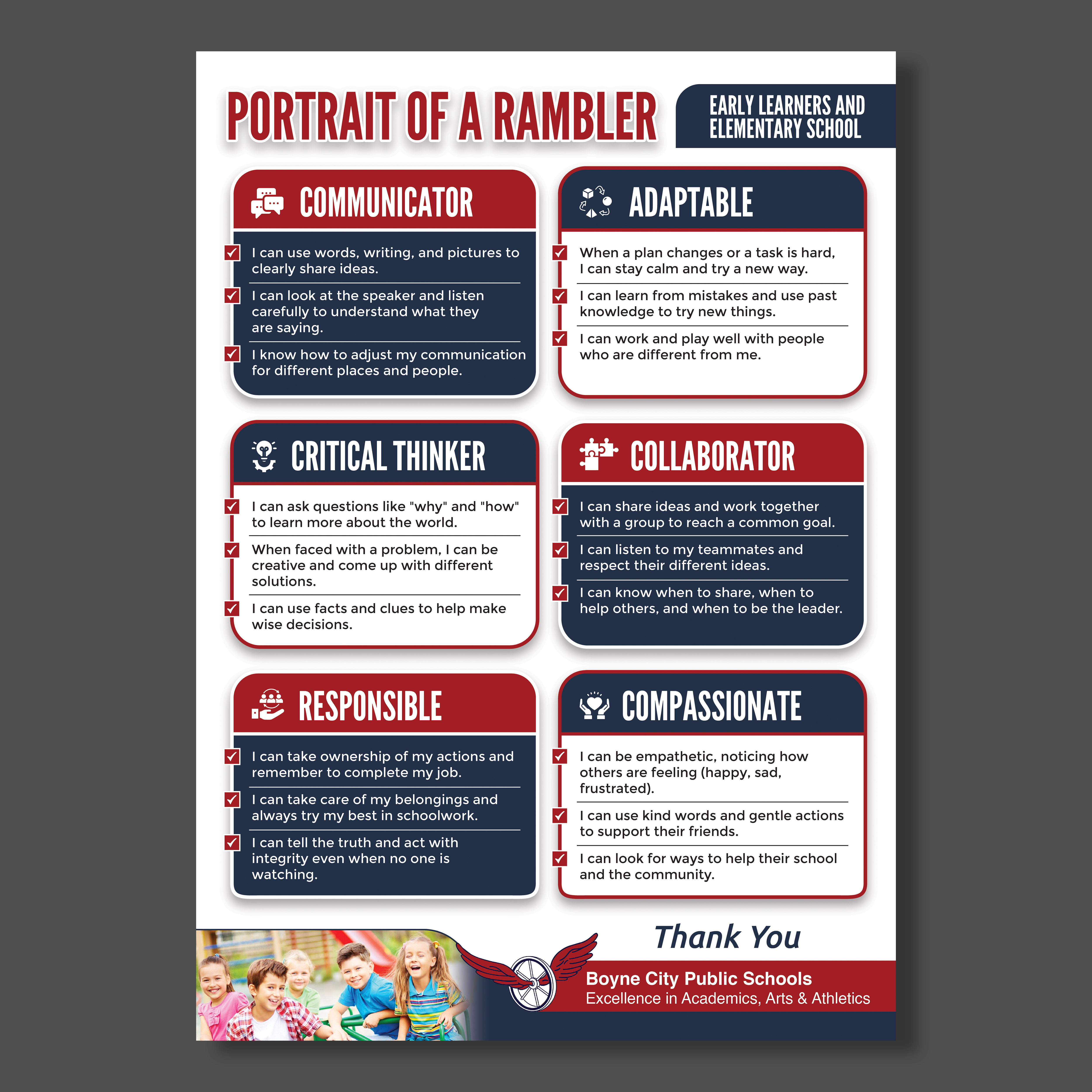 Flyer Design by Impressive Designs for Boyne City Public Schools | Design #36450590