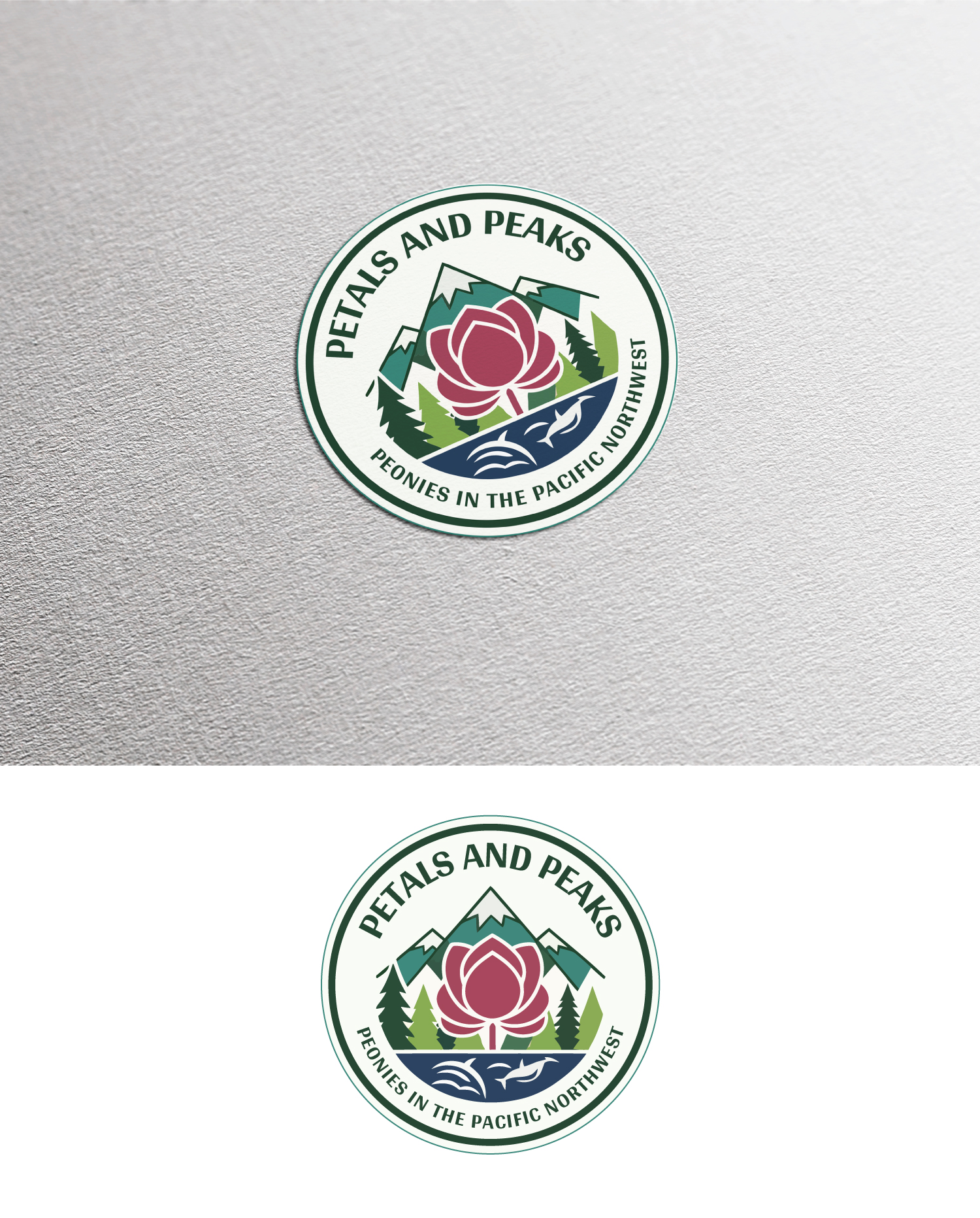 Diseño de Logo por StromDesignHub para PNW Peony Society | Diseño #36450965
