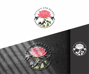 Logo Design by alkaline for PNW Peony Society | Design: #36453296