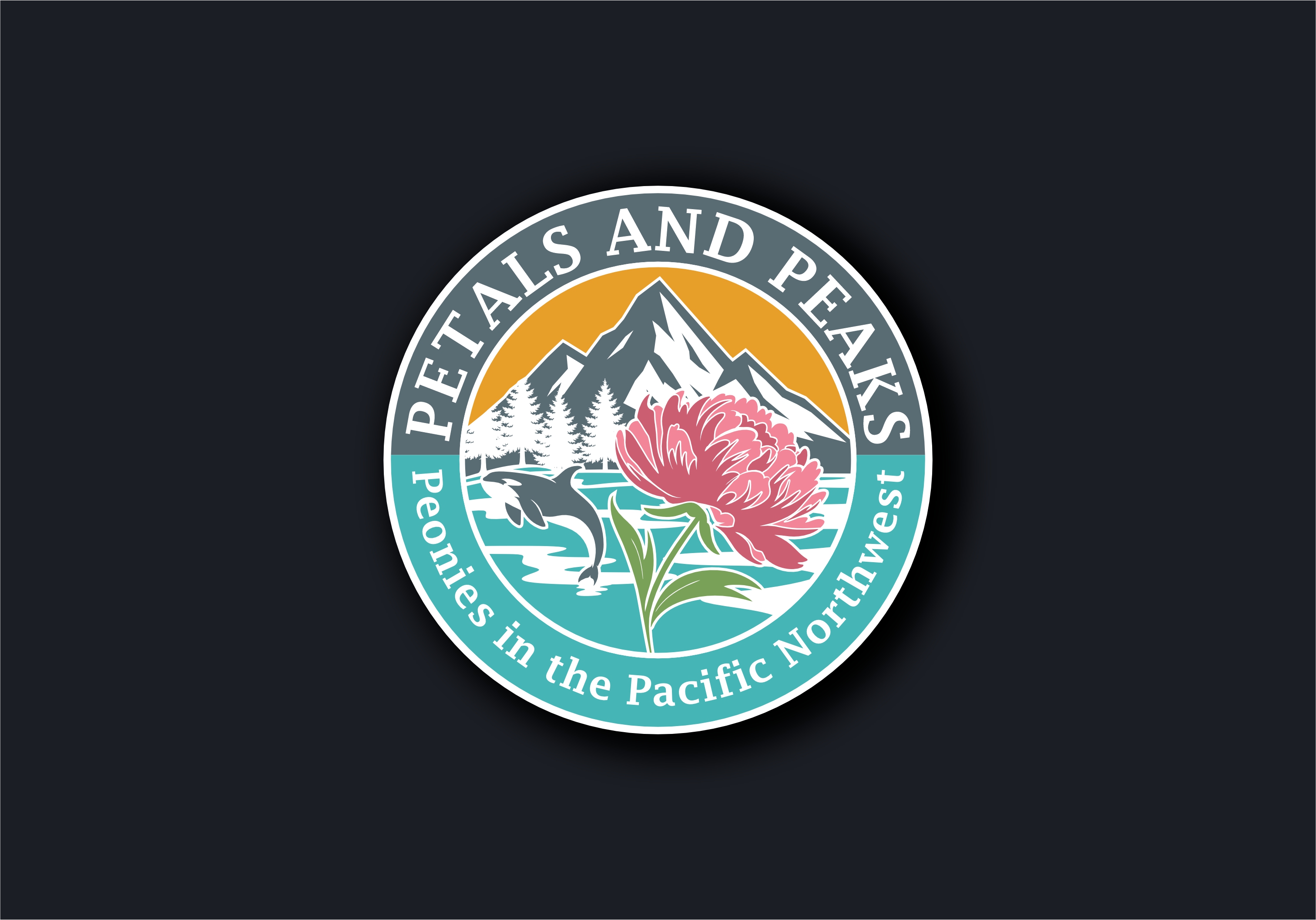 Logo Design by erikdesign for PNW Peony Society | Design #36448483