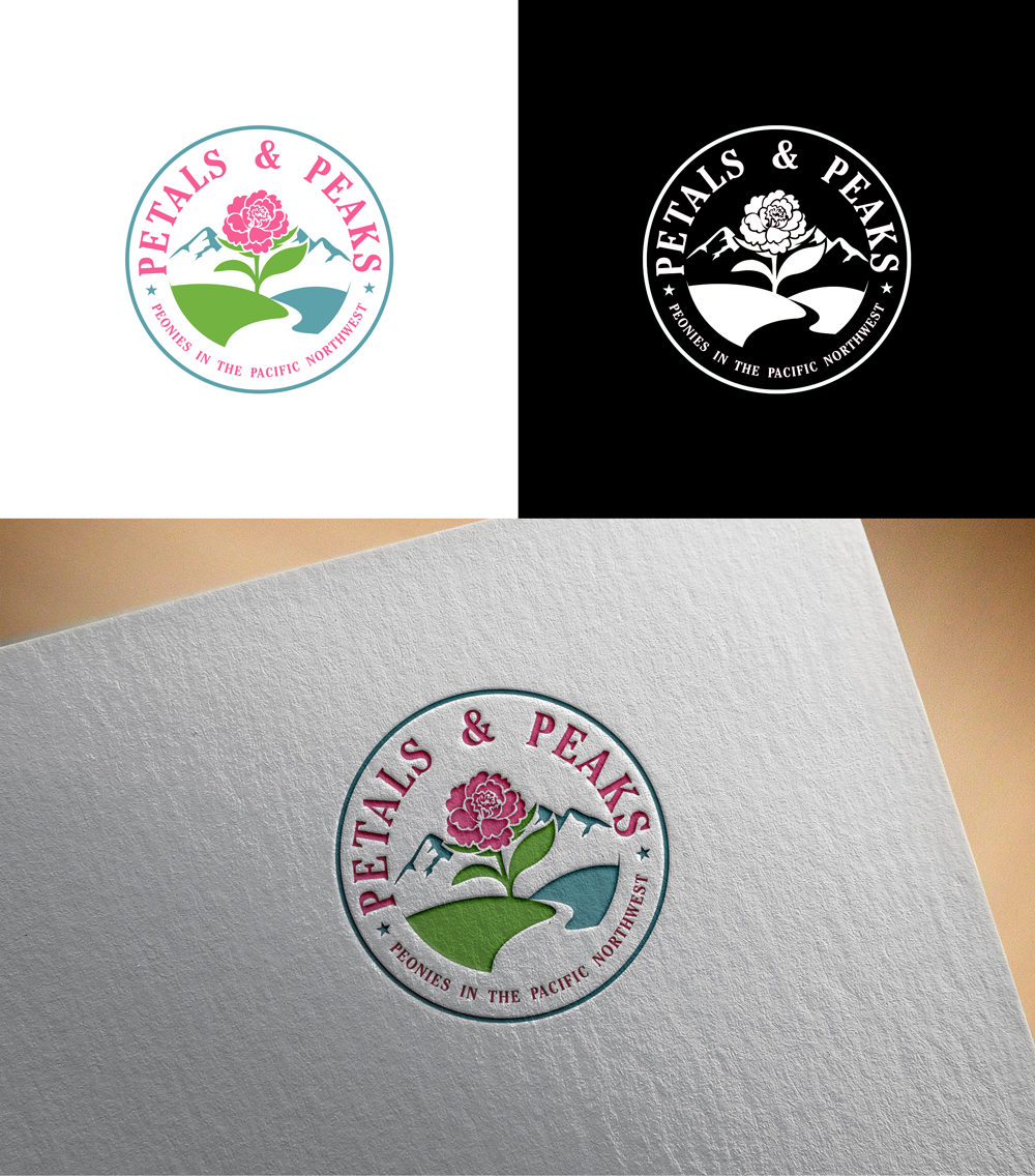 Diseño de Logo por RA-bica para PNW Peony Society | Diseño #36451249
