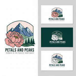 Logo Design by Jaye95 for PNW Peony Society | Design: #36450612