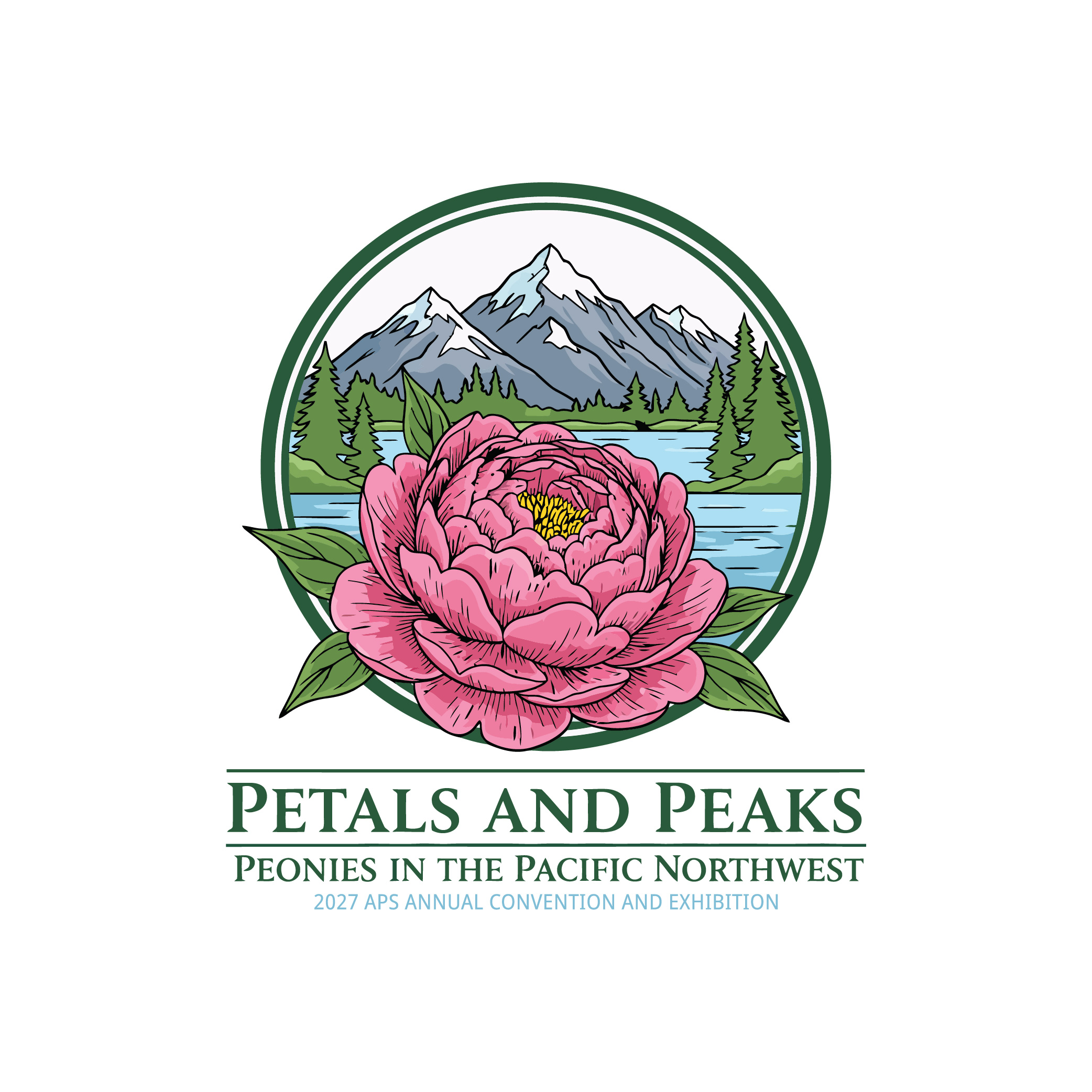 Diseño de Logo por FSDMedia para PNW Peony Society | Diseño #36587979