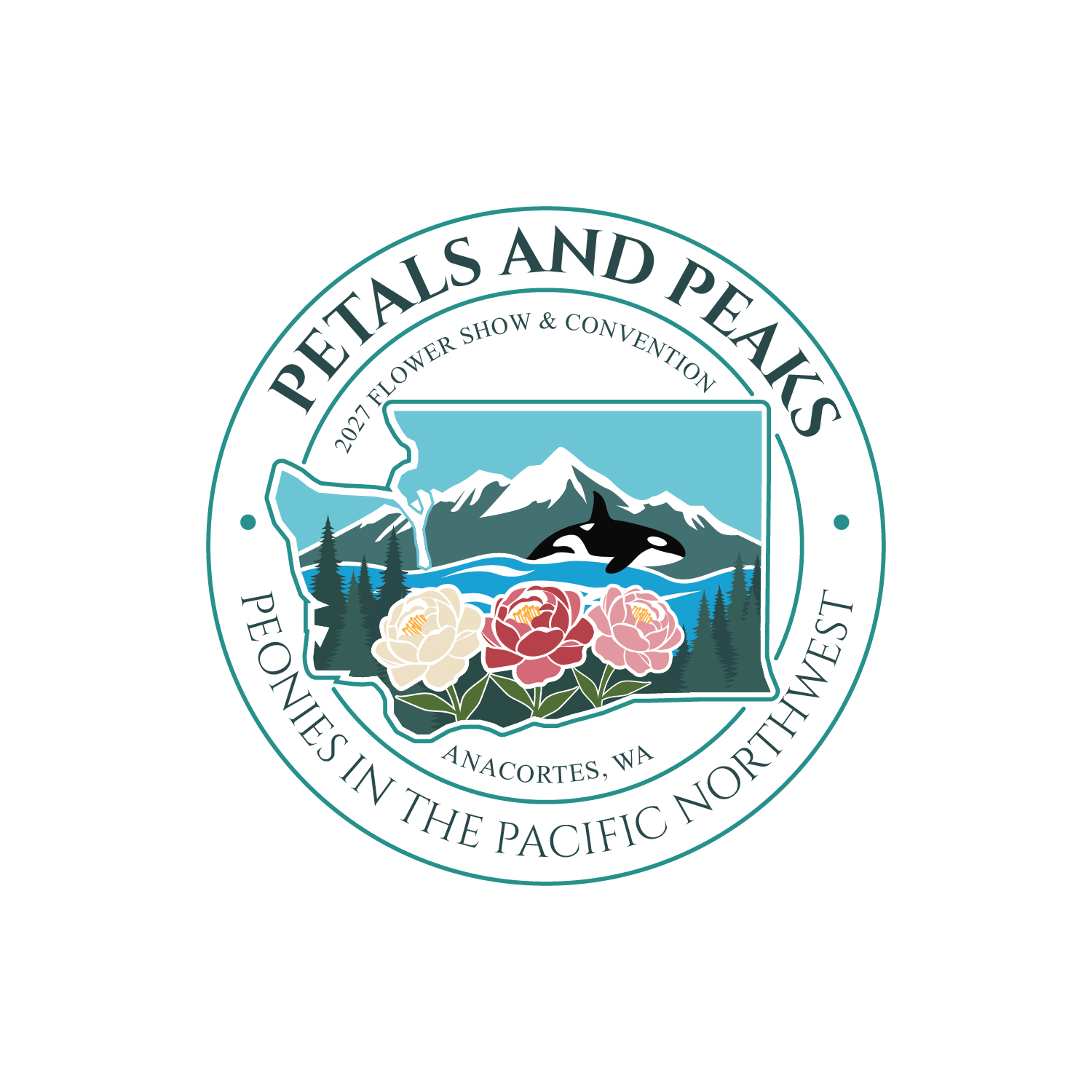 Diseño de Logo por UZdesigns para PNW Peony Society | Diseño #36448907