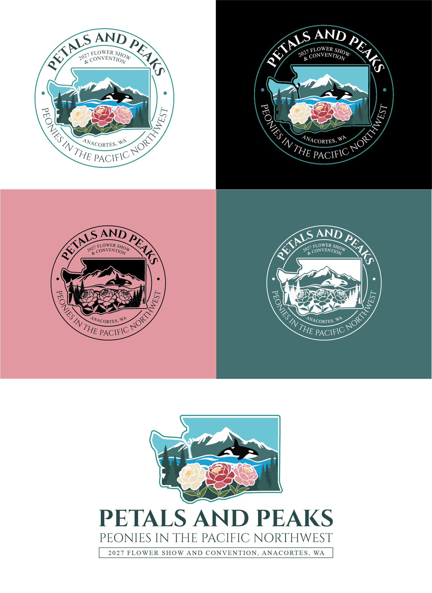 Diseño de Logo por UZdesigns para PNW Peony Society | Diseño #36553064