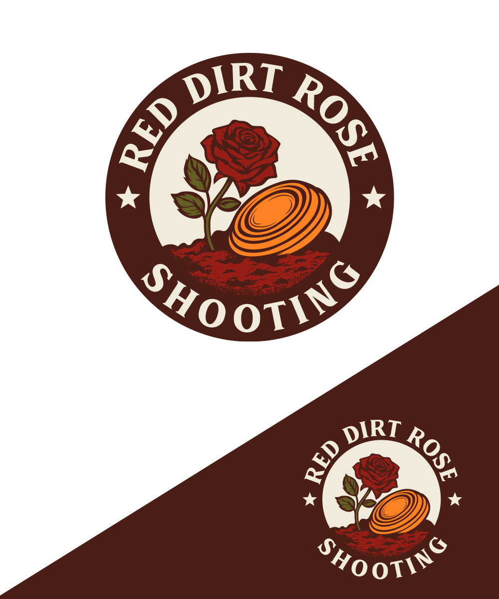 Logo Design by StudioD™ for Red Dirt Rose Shooting | Design #36449714