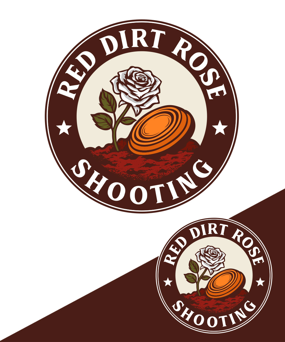 Logo Design by StudioD™ for Red Dirt Rose Shooting | Design #36454187