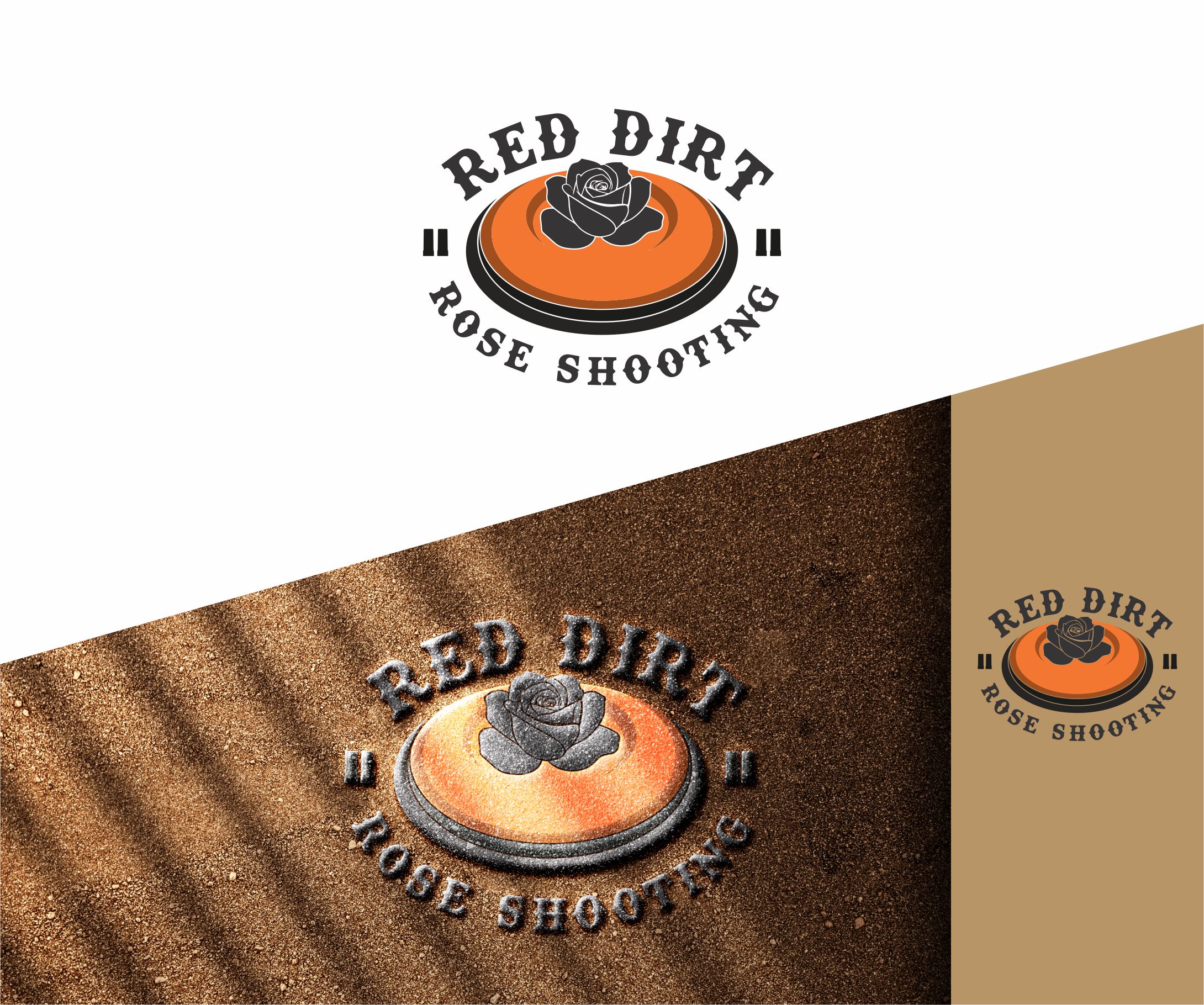 Logo Design by alkaline for Red Dirt Rose Shooting | Design #36459688