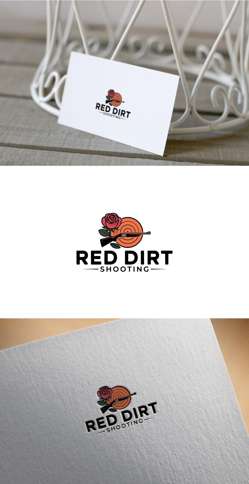 Diseño de Logo por KING JM para Red Dirt Rose Shooting | Diseño #36451761