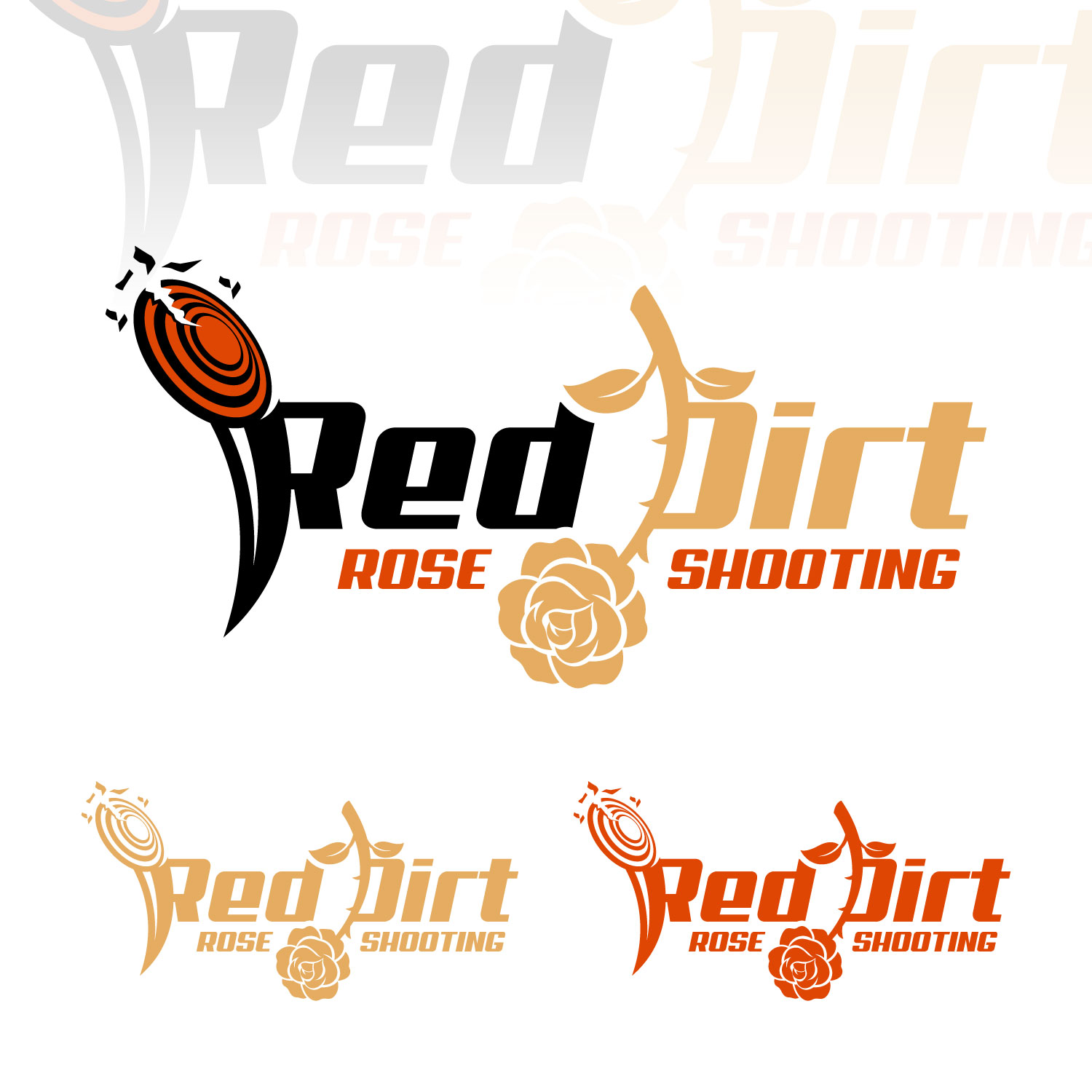 Diseño de Logo por Suvendu.S para Red Dirt Rose Shooting | Diseño #36481903